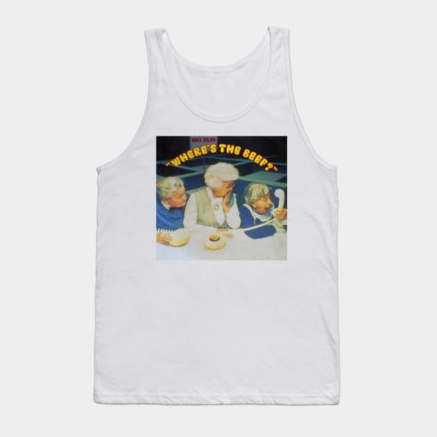 Where's the Beef? Tank Top by vhsisntdead